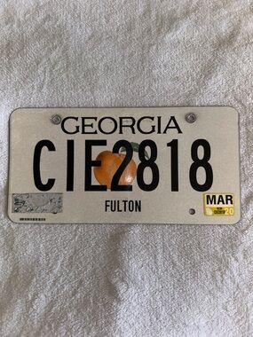 Georgia- License Plate